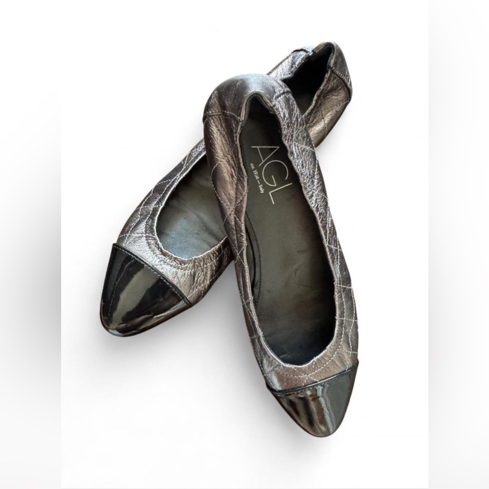 AGL Naomi quilted toe cap ballet flat shoes Eu 39